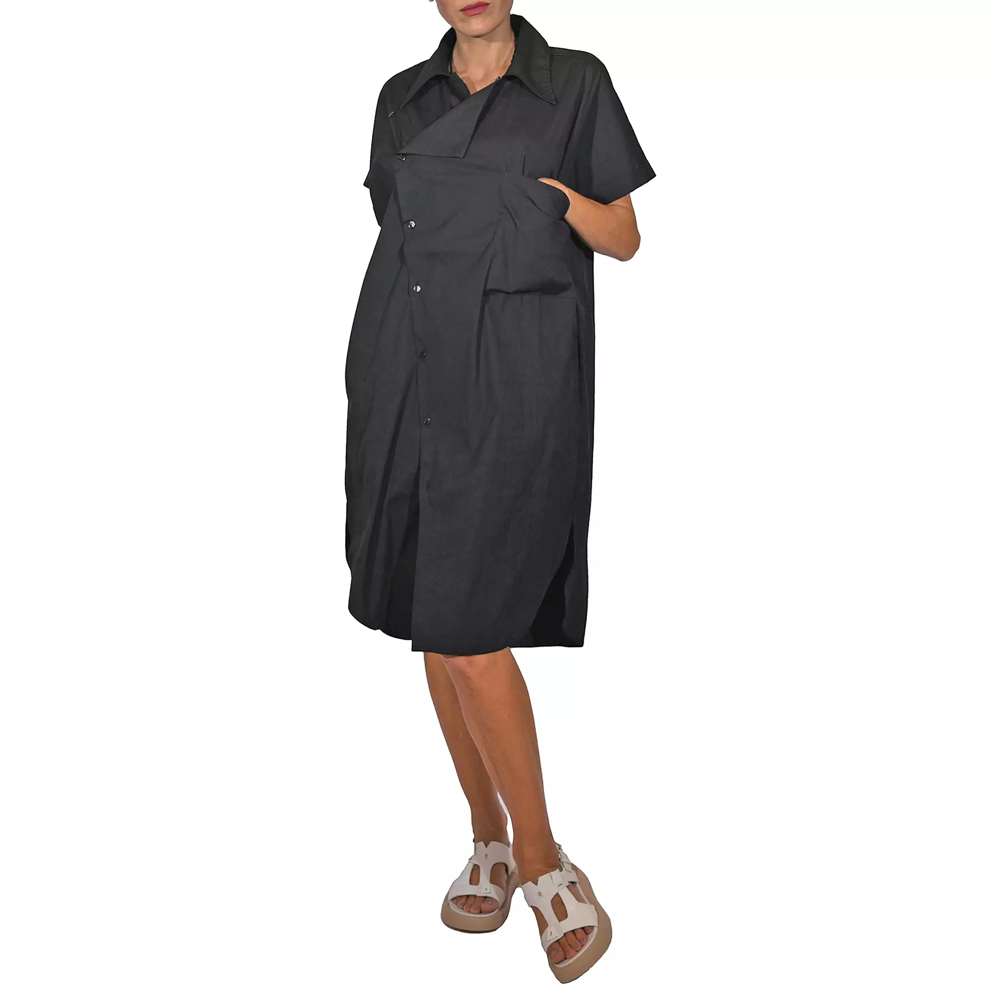 Black Cotton Dress