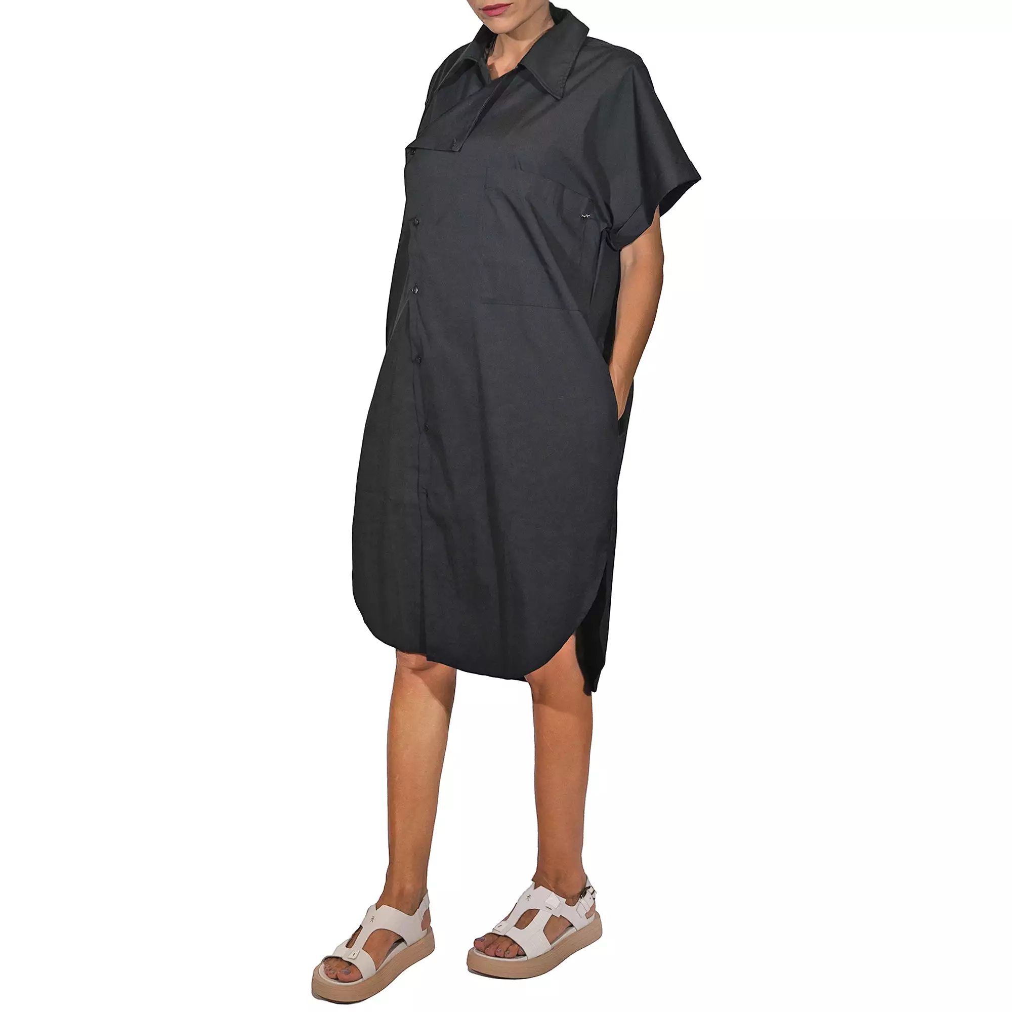 Black Cotton Dress