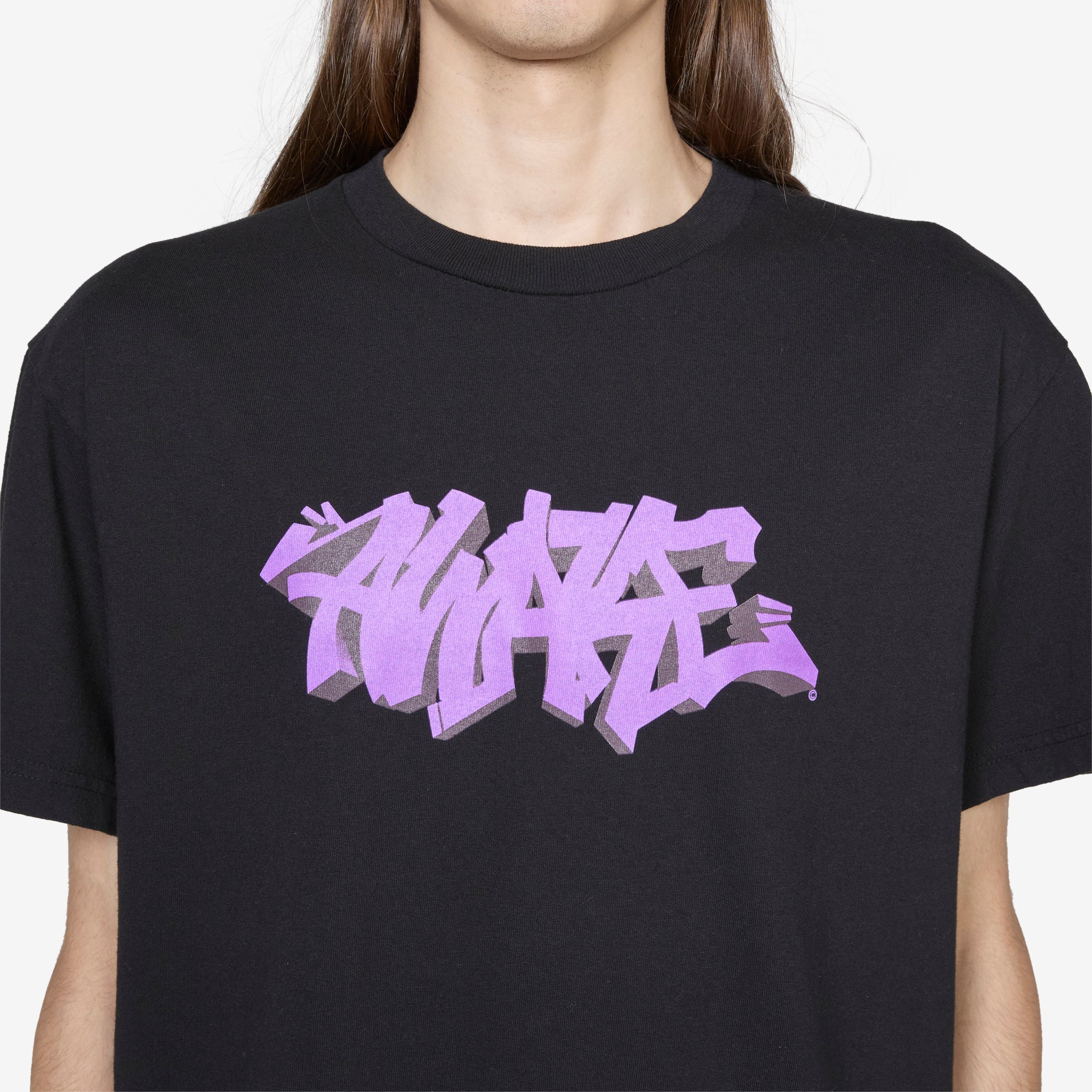 Black graffiti t-shirt