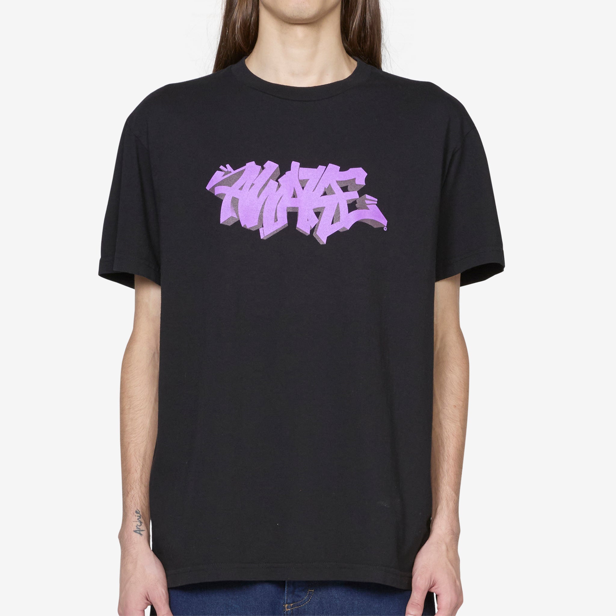 Black graffiti t-shirt