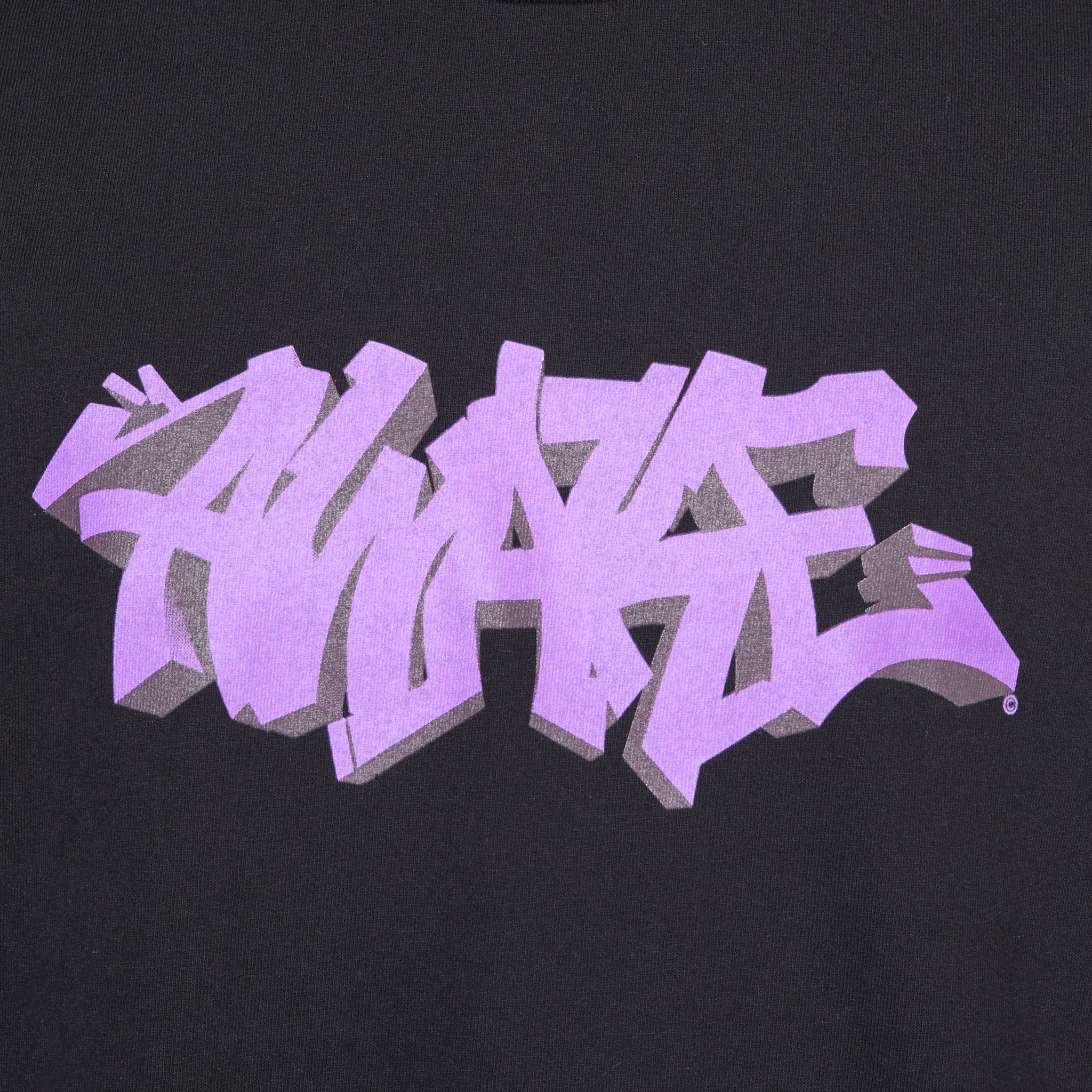 Black graffiti t-shirt