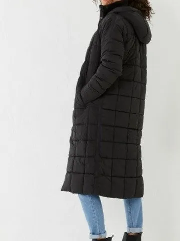 Black Harley Puffer Coat for Women by Fatface