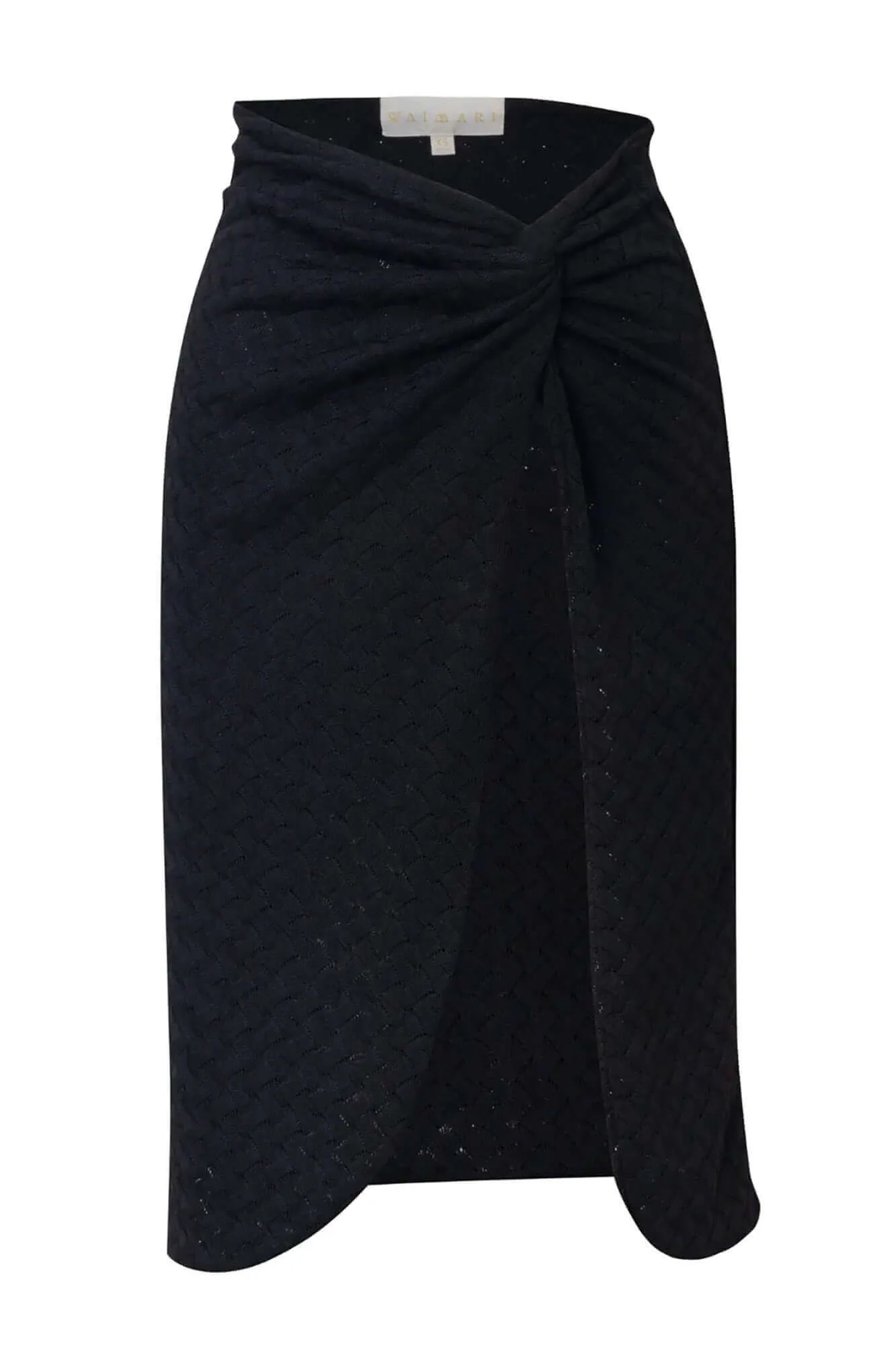 Black Pacifica Midi Skirt