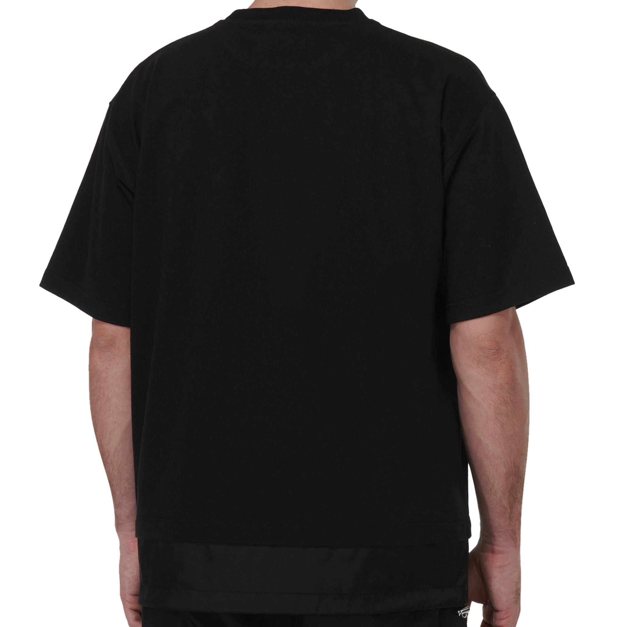 Black Prada Logo Re-Nylon Jersey T-Shirt - Shop Now