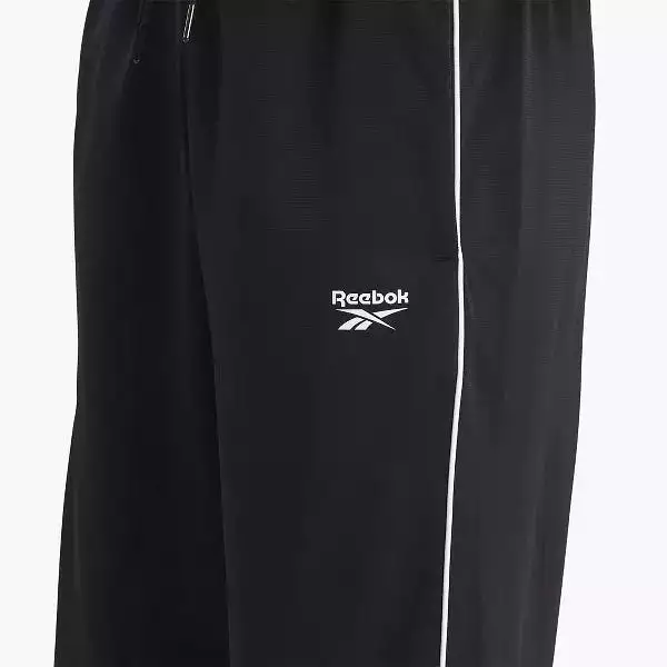 Black Reebok Men's Vector Tricot Trackpants