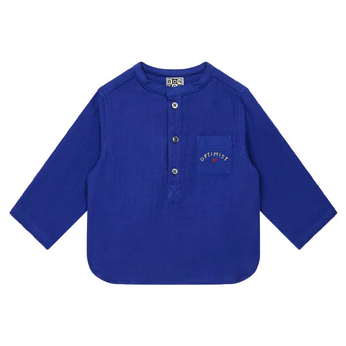 Bonton Baby Matt Shirt Blue Cool