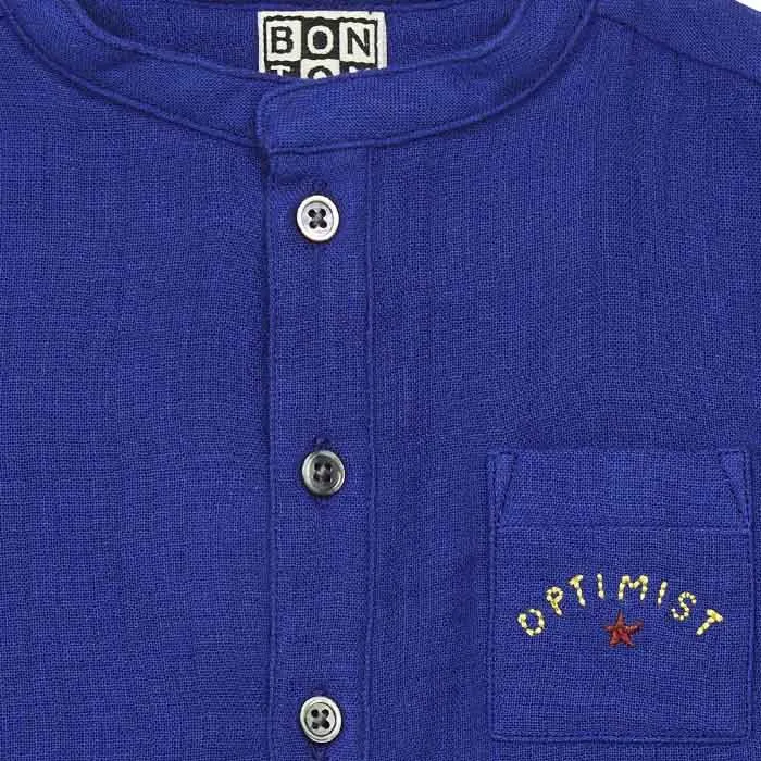 Bonton Baby Matt Shirt Blue Cool