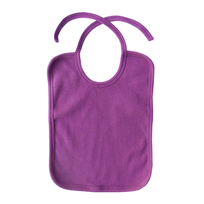 Purple Ribbed Baby Bib at Bonton