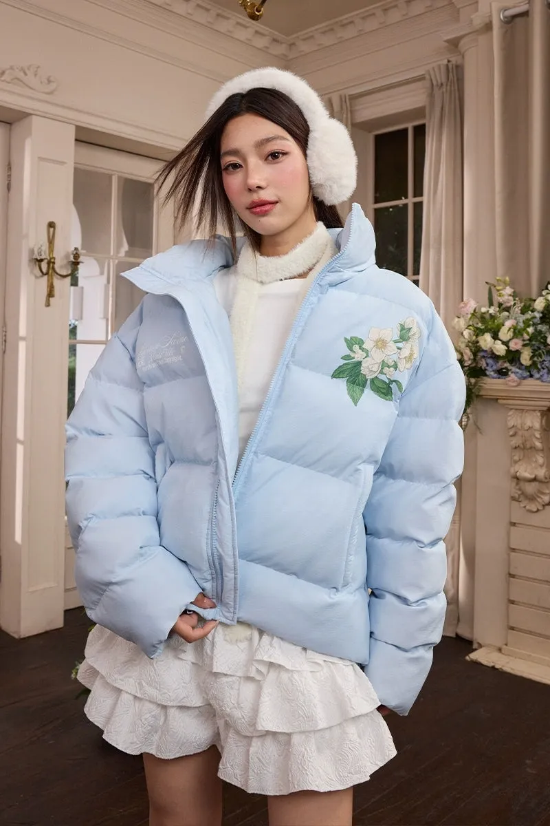 Botanical Graphene Puffer Coat