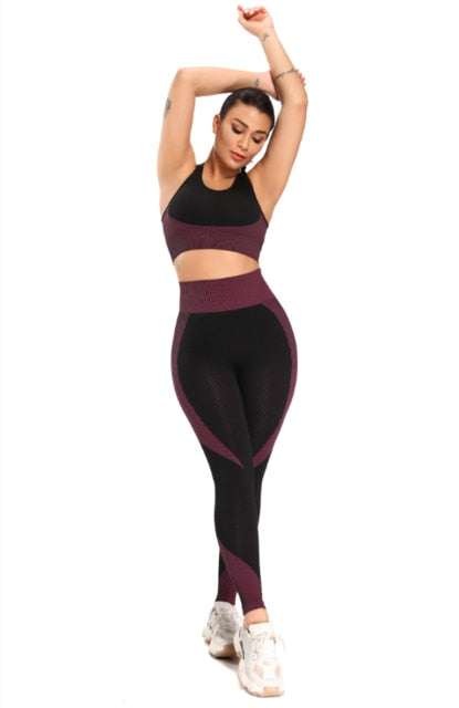 Brand Women's Seamless Gym Fitness Yoga Workout Sportswear