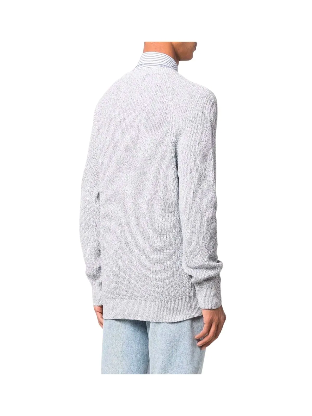 Cashmere Ribbed Crewneck Sweater by Brunello Cucinelli