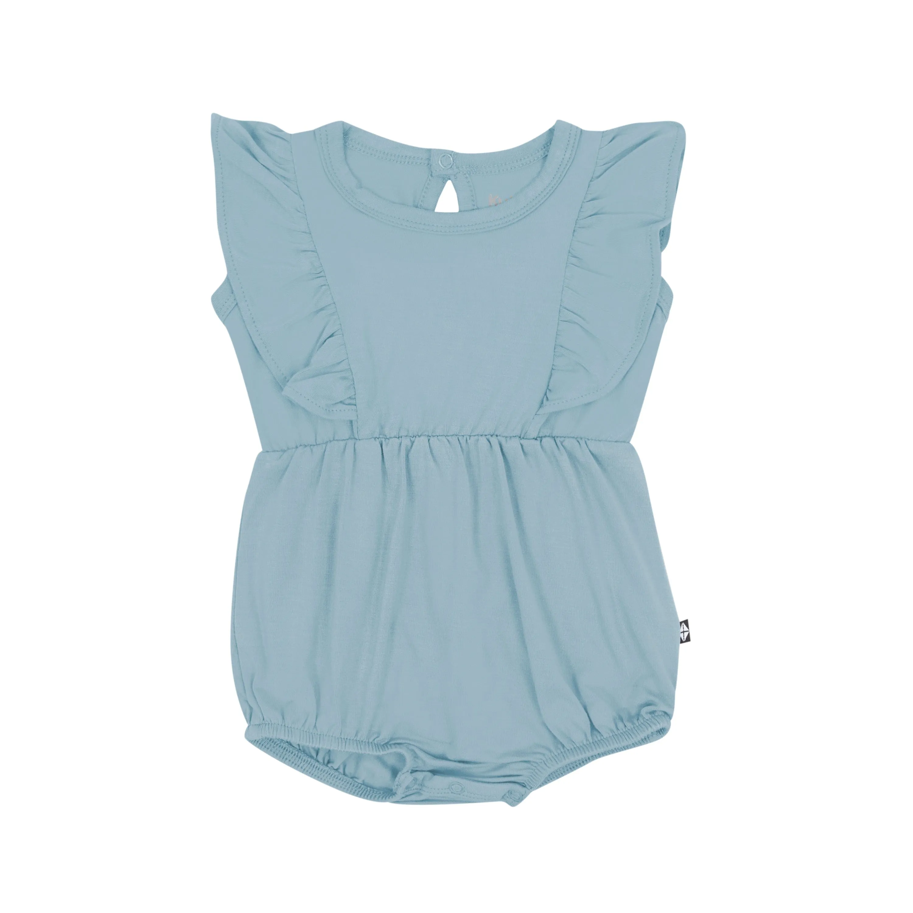 Dusty Blue Bubble Romper