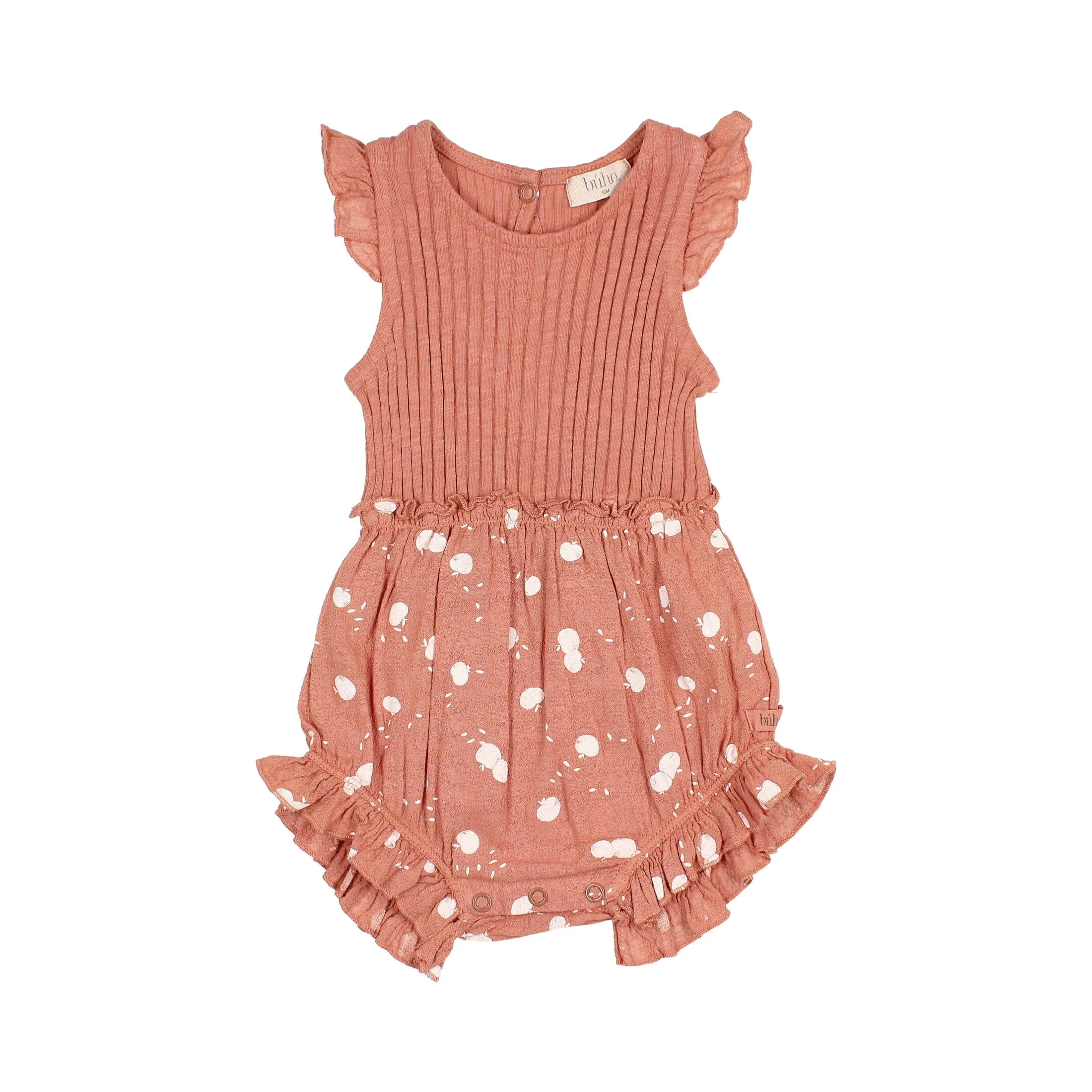 Apple Print Romper by Buho Baby