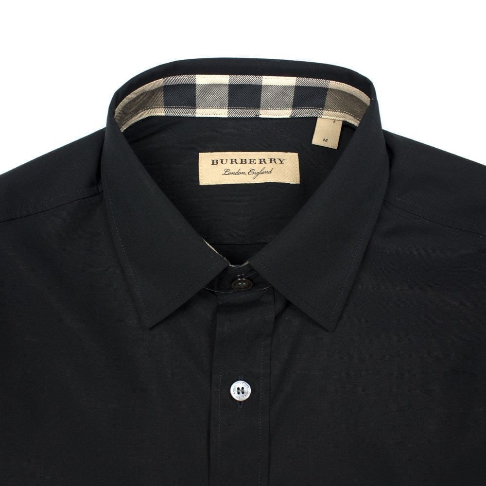 Burberry Cambridge Long Sleeve Shirt Black - 40% off