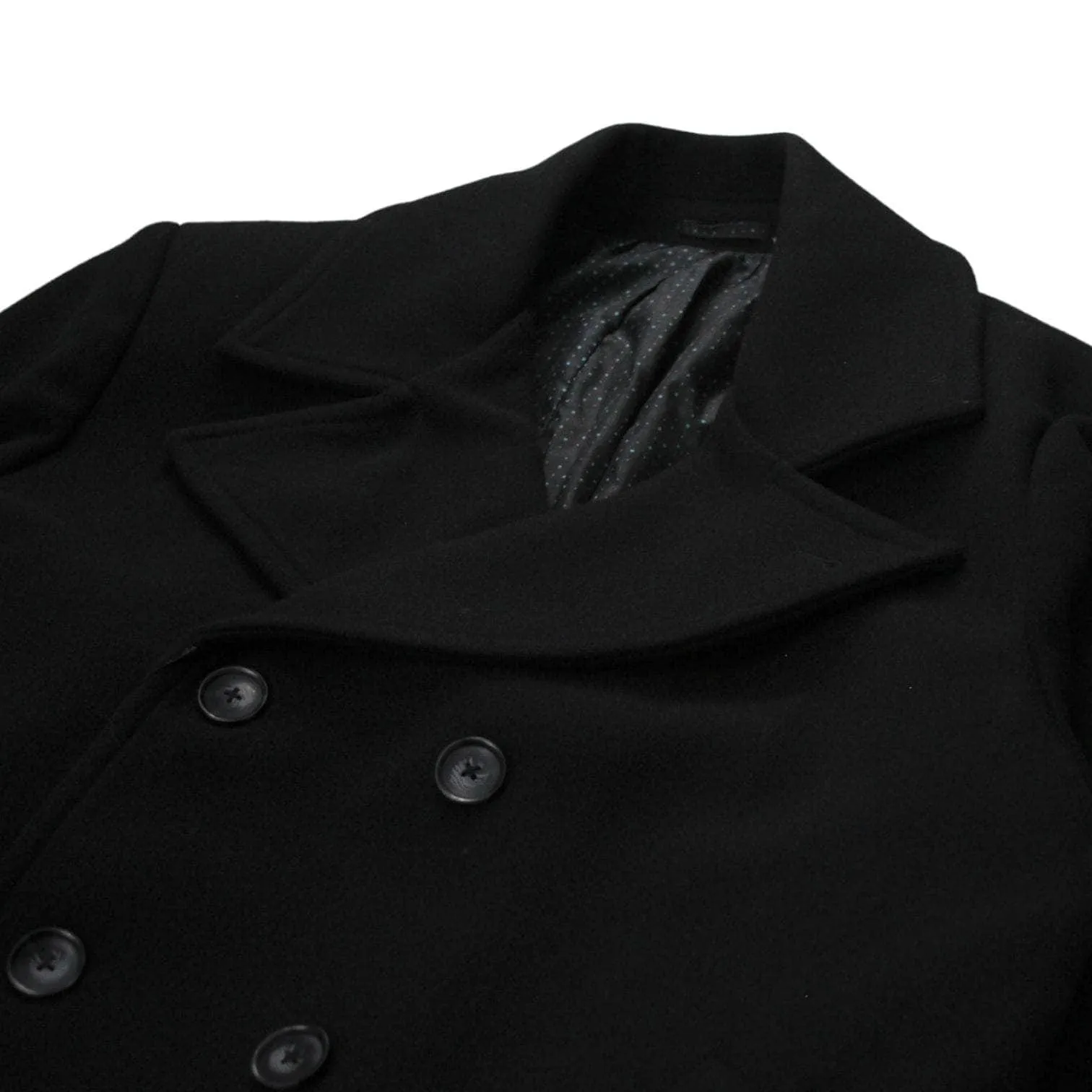 Burton Black Lined Pea Jacket