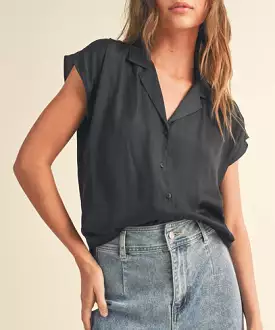 Black Button Down Shirt