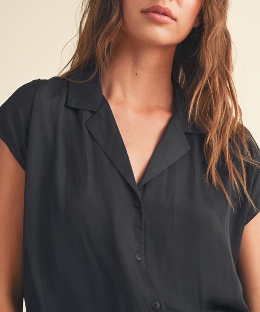 Black Button Down Shirt