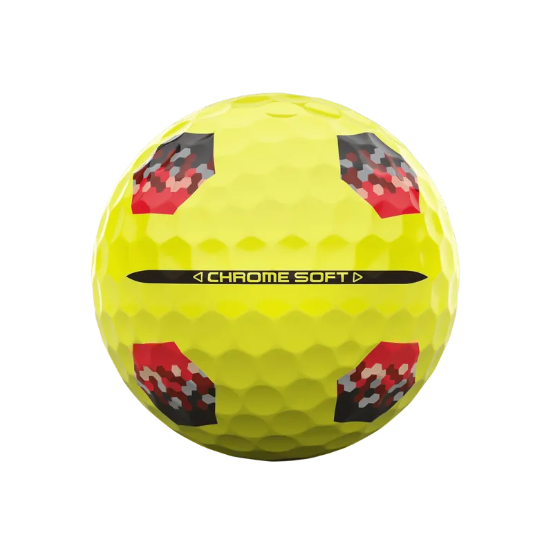 Callaway Chrome Soft Trutrack Yellow Golf Ball Sleeve