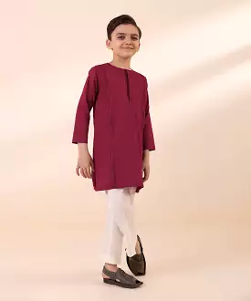 Cambric Kurta with Embroidery