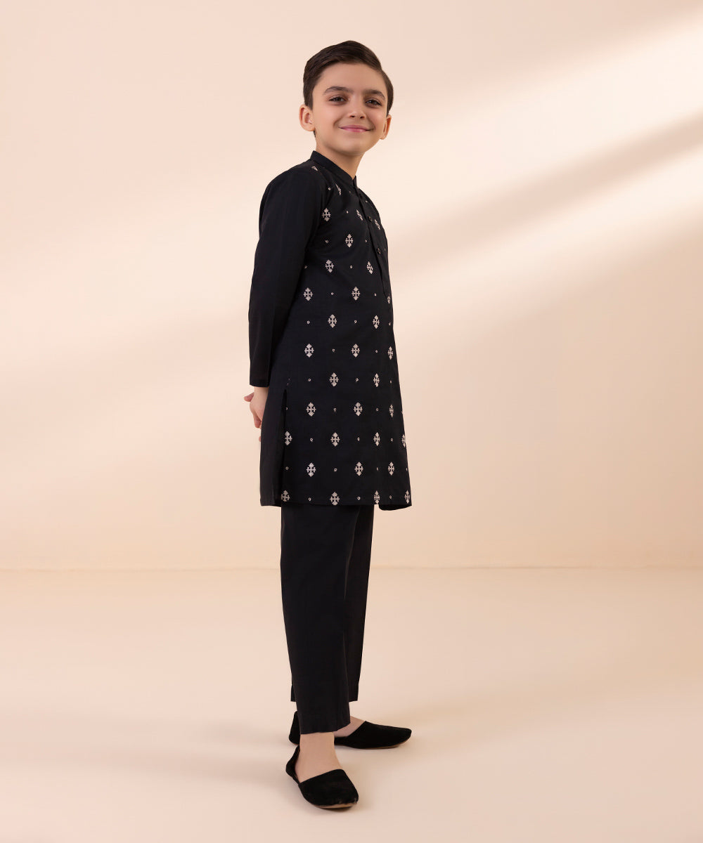 Cambric Suit with Embroidery