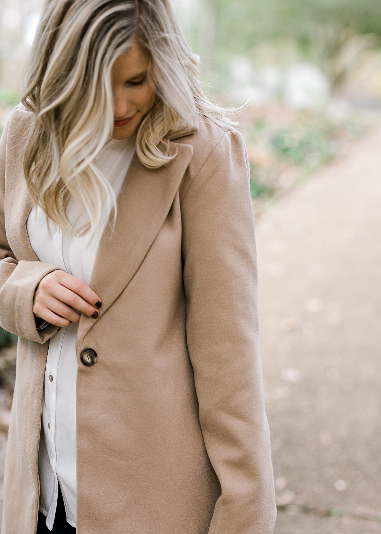 Camel Notch Collar Coat