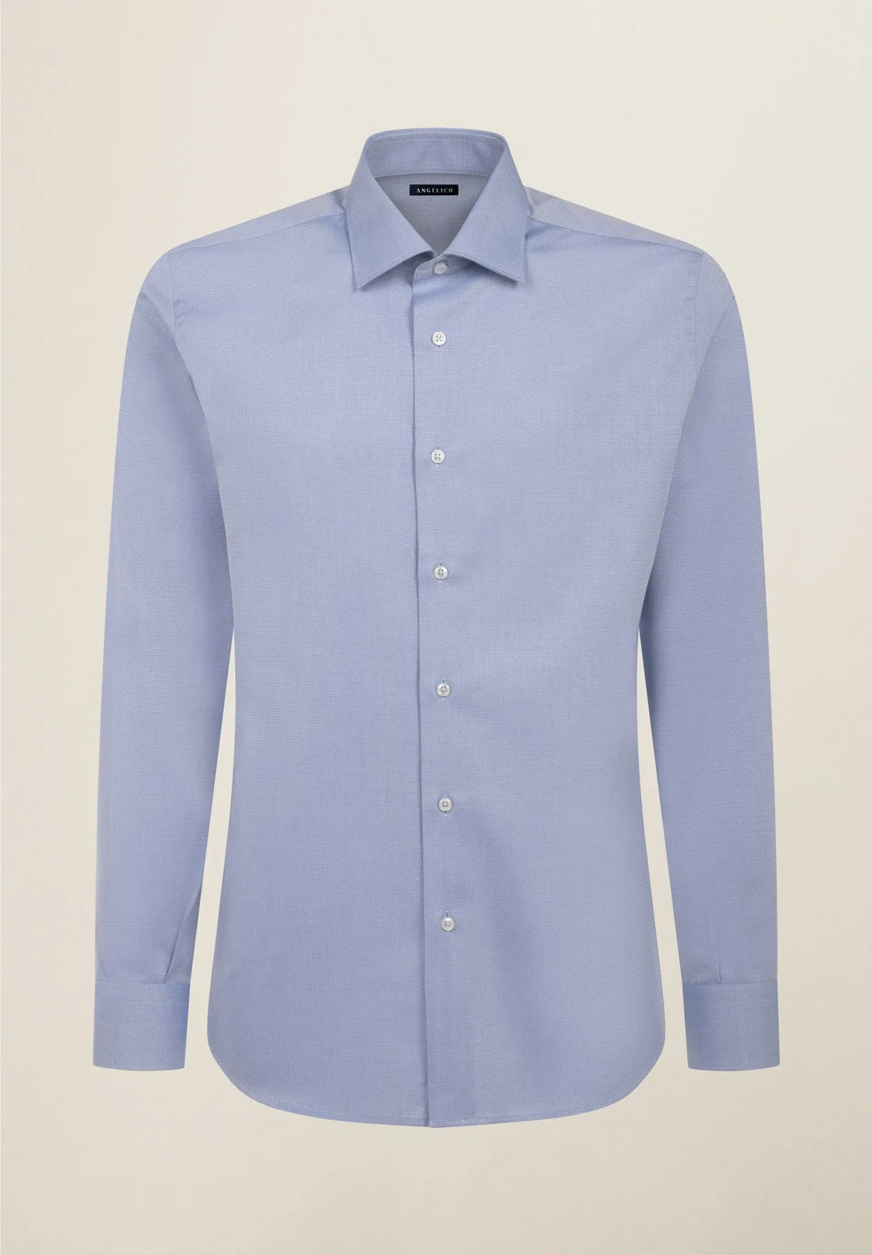 Dark Blue Wrinkle-Free Slim Fit Shirt