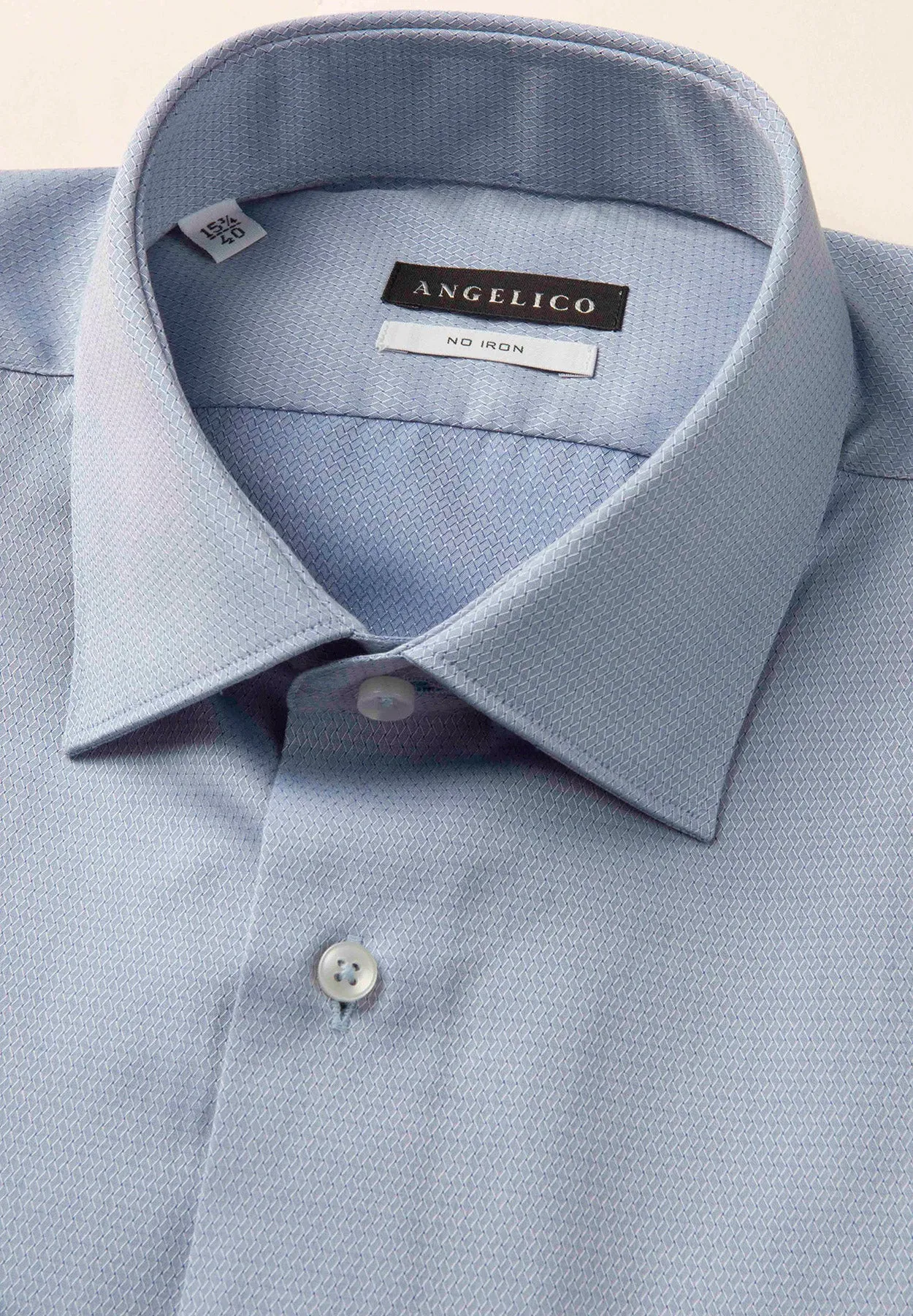 Dark Blue Wrinkle-Free Slim Fit Shirt