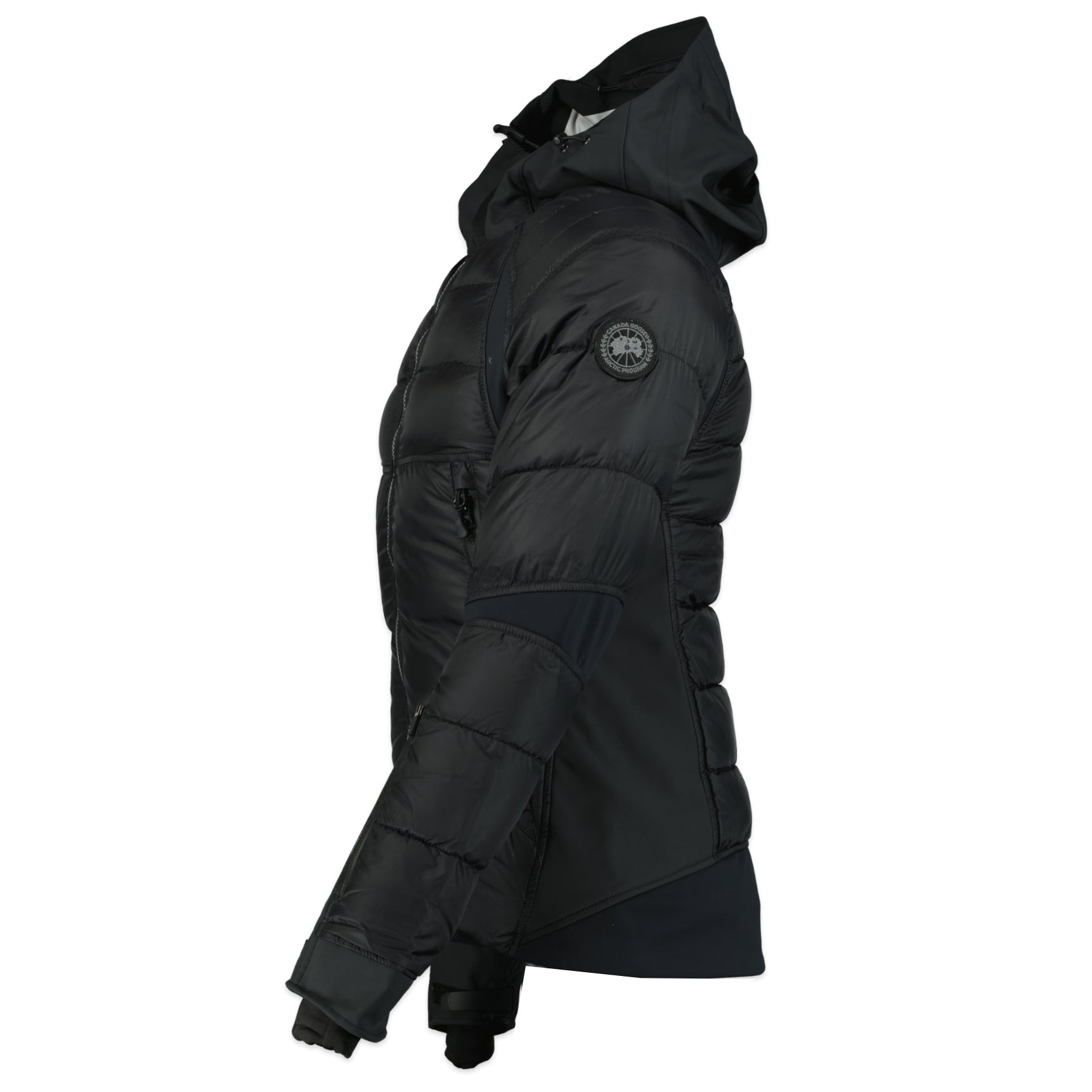 Canada Goose Hybridge Sutton Hooded Padded Jacket Black