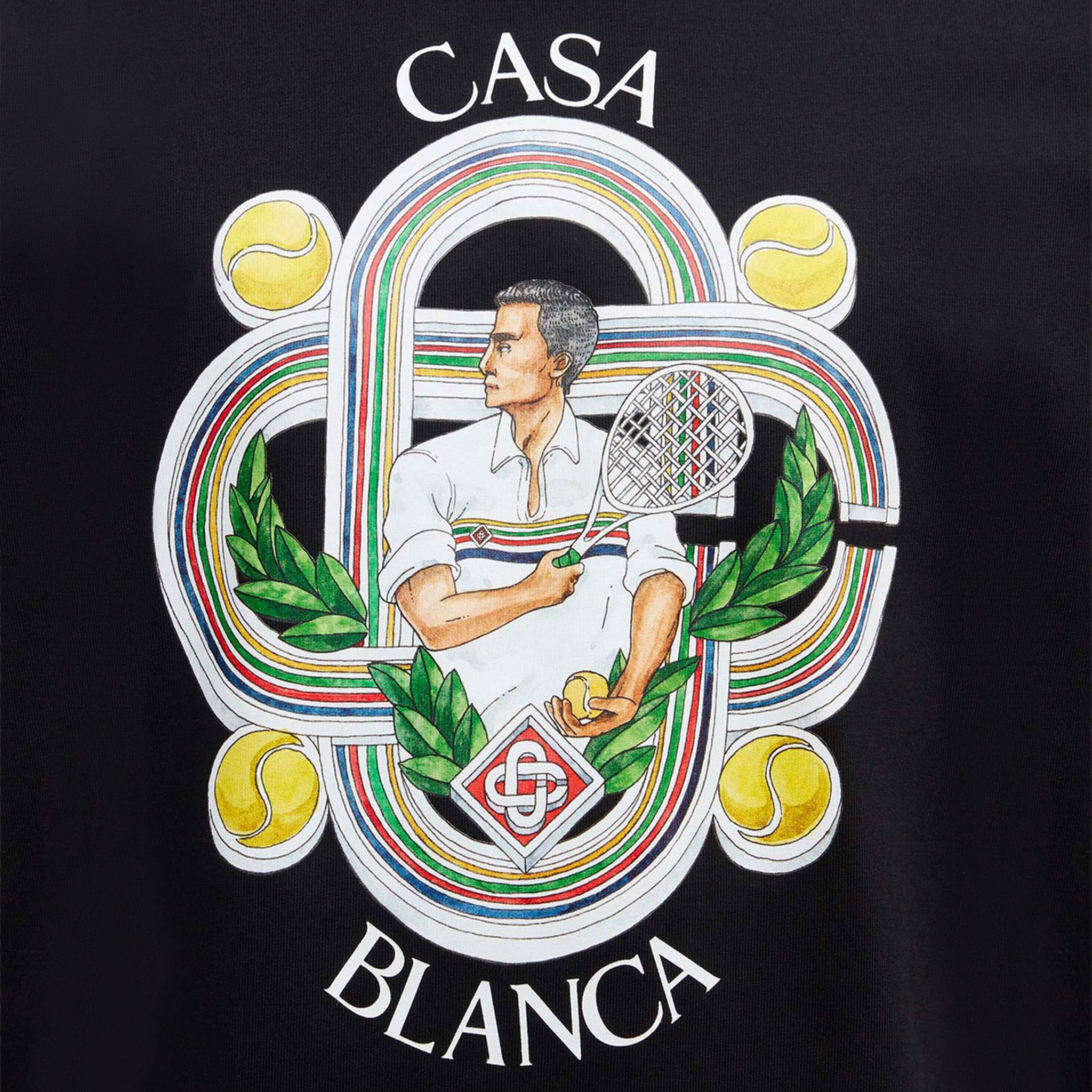 Casablanca T-Shirt Black Joueur - Result