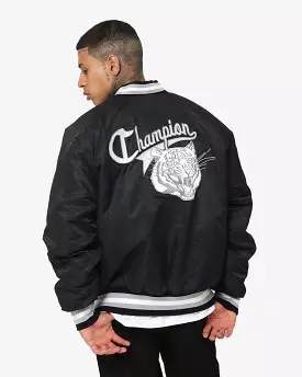 Champion Black Letterman Jacket