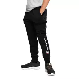 Champion junior script black track pants