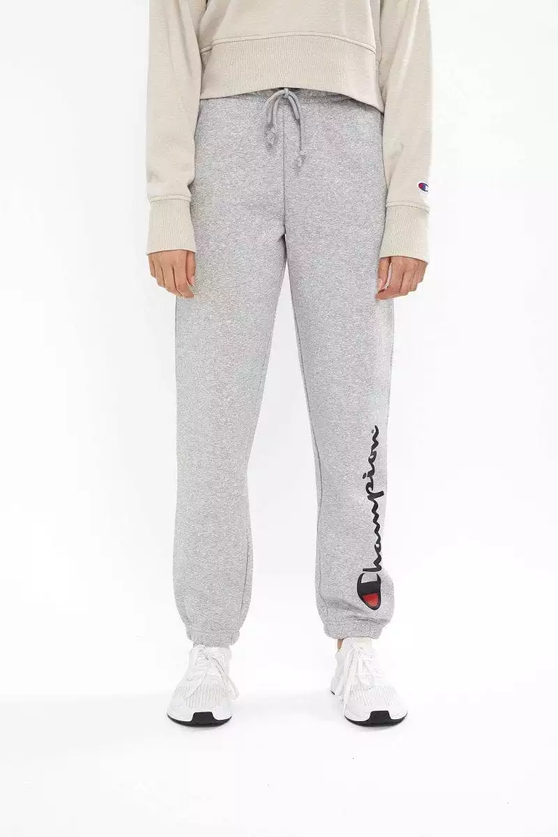 Champion Women's High Waist Grey Trackpants