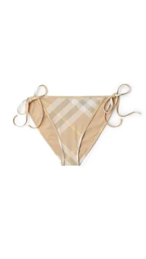 Check Flax Bikini Briefs