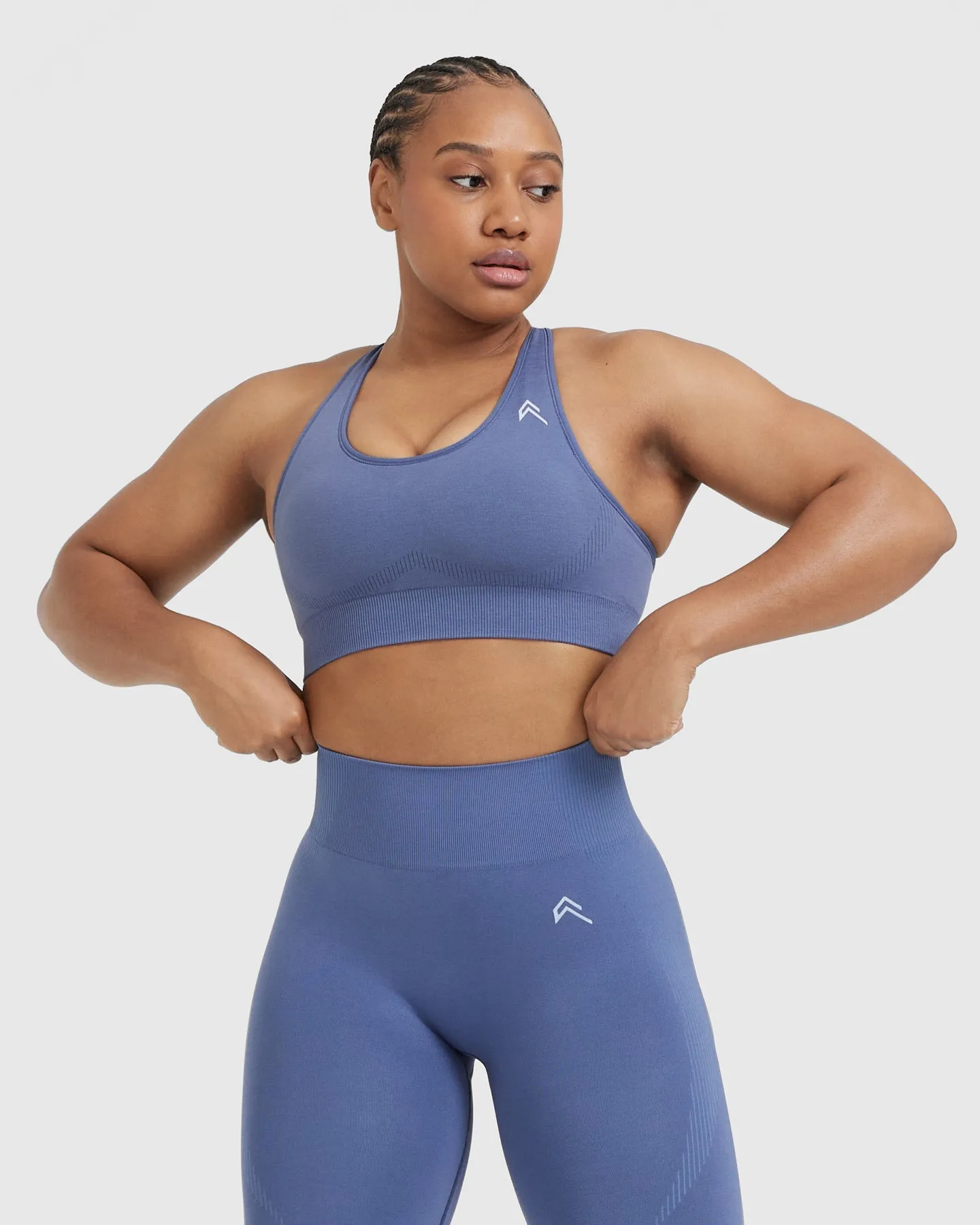 Slate Blue Marl Classic Seamless 2.0 Bralette