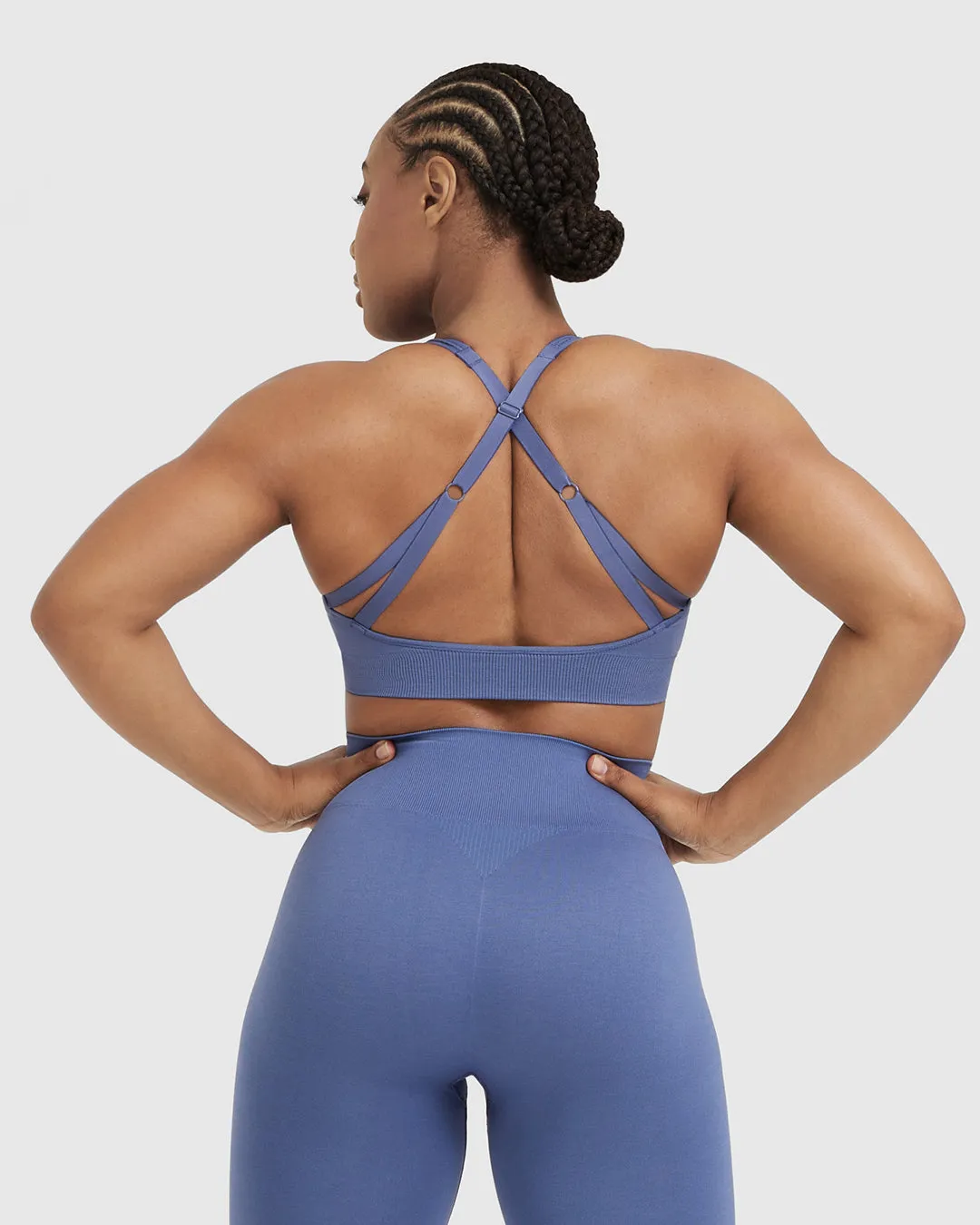 Slate Blue Marl Classic Seamless 2.0 Bralette