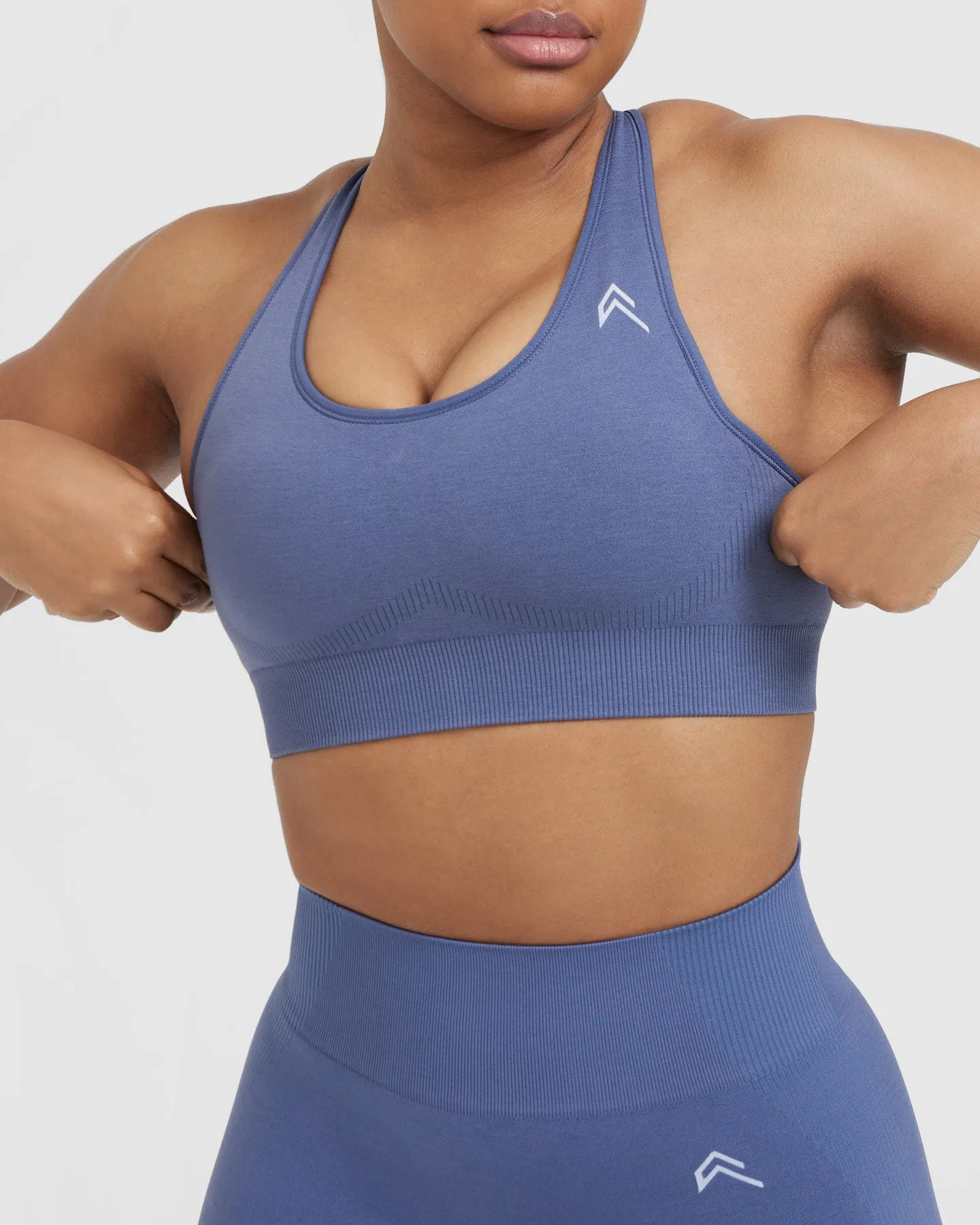 Slate Blue Marl Classic Seamless 2.0 Bralette