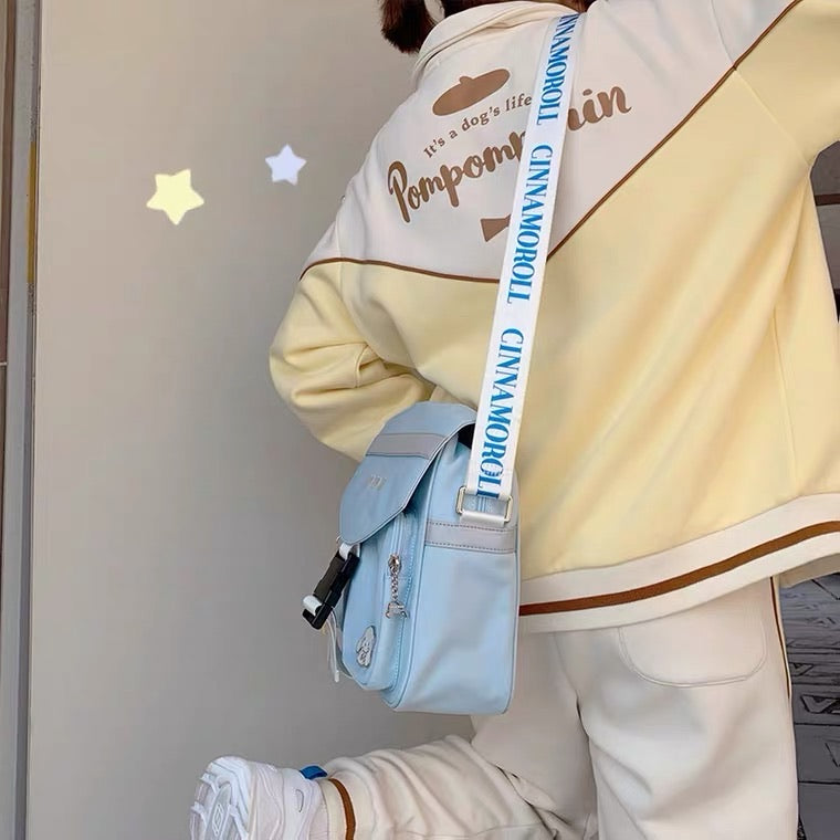 Clearance Pompom Purin sportswear jacket and pants from Sanrio collaboration.