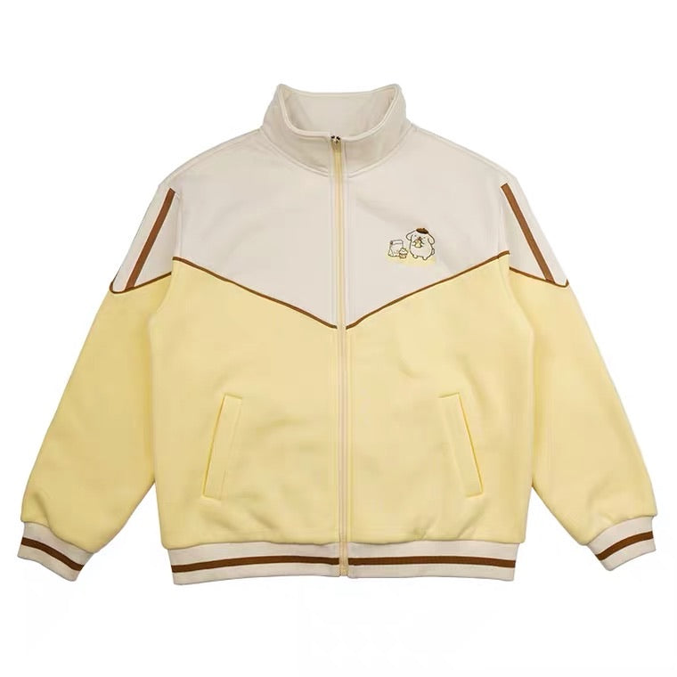 Clearance Pompom Purin sportswear jacket and pants from Sanrio collaboration.