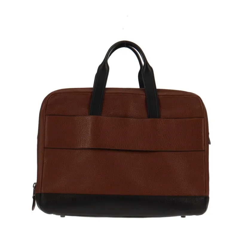 Tan & Black Coach Hamilton Day Brief