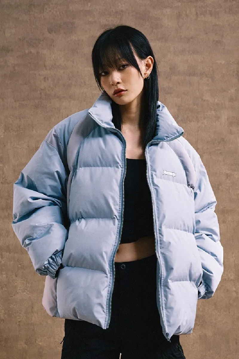 Color Block Puffer Parka