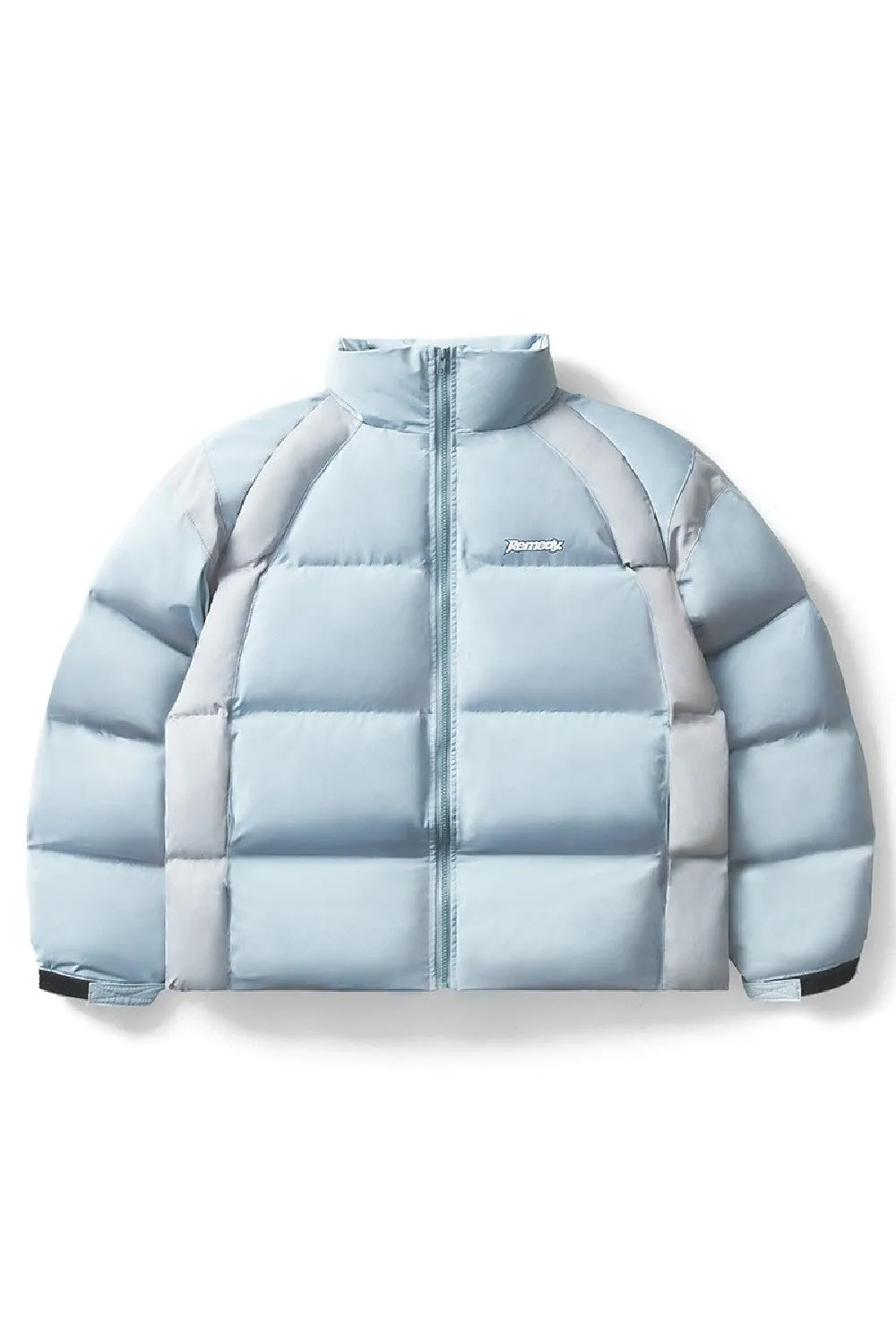 Color Block Puffer Parka