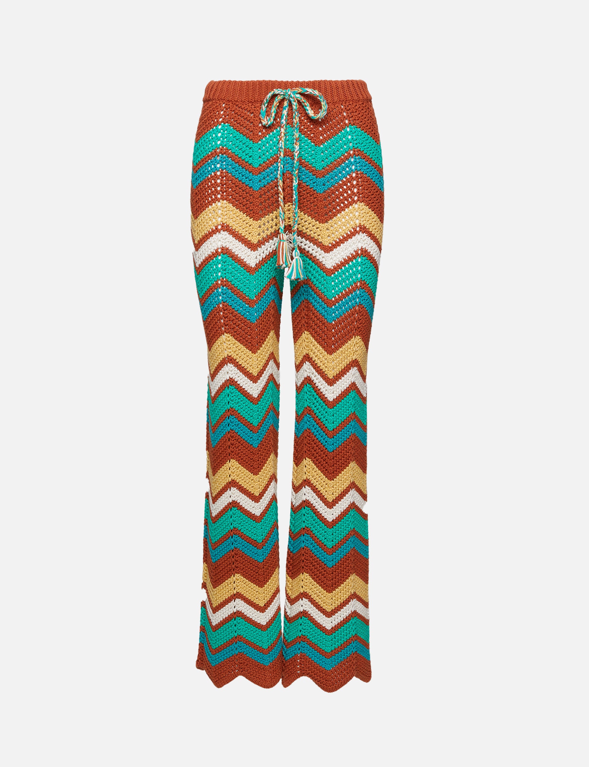 Colorful Geometric Print Pants