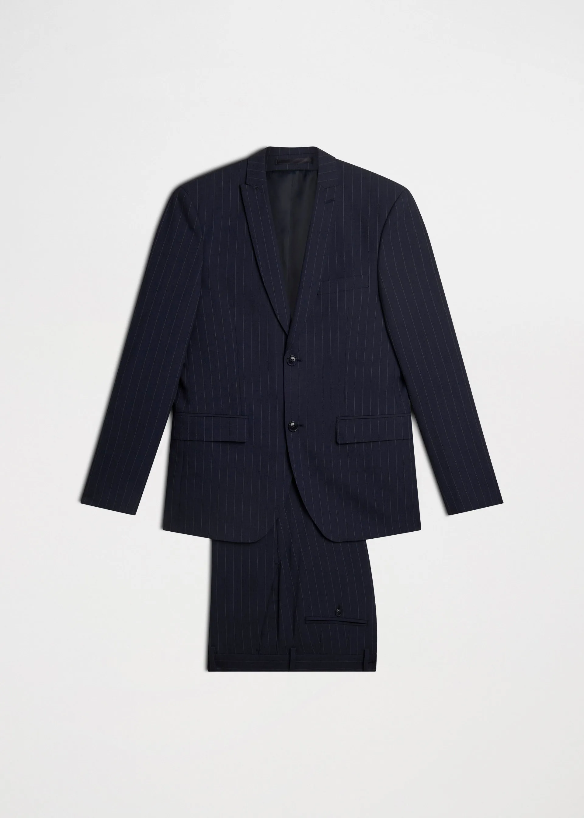 Slim Pinstripe Suit.