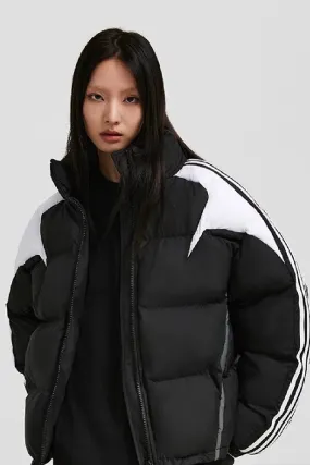 Contrast Logo Puffer Jacket