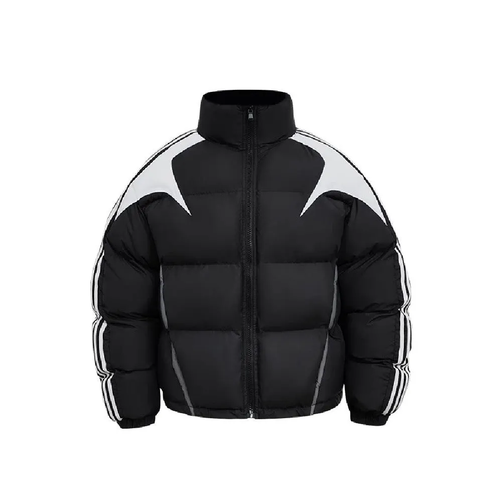 Contrast Logo Puffer Jacket