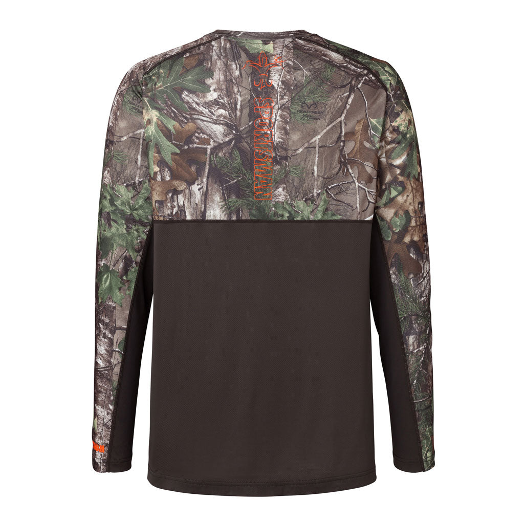 Cool Breeze Pro: Camo Long Sleeve Fishing Shirt - Breathable and Durable