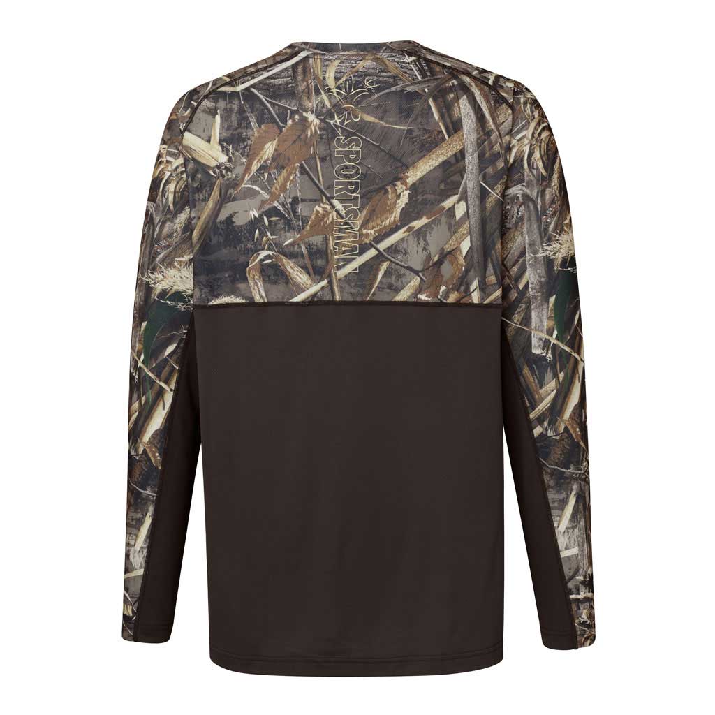 Cool Breeze Pro: Camo Long Sleeve Fishing Shirt - Breathable and Durable