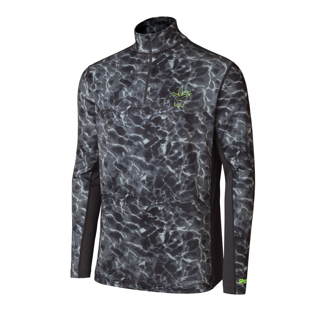 Cool Breeze Quarter Zip: Lightweight, Moisture-wicking Fishing Shirt