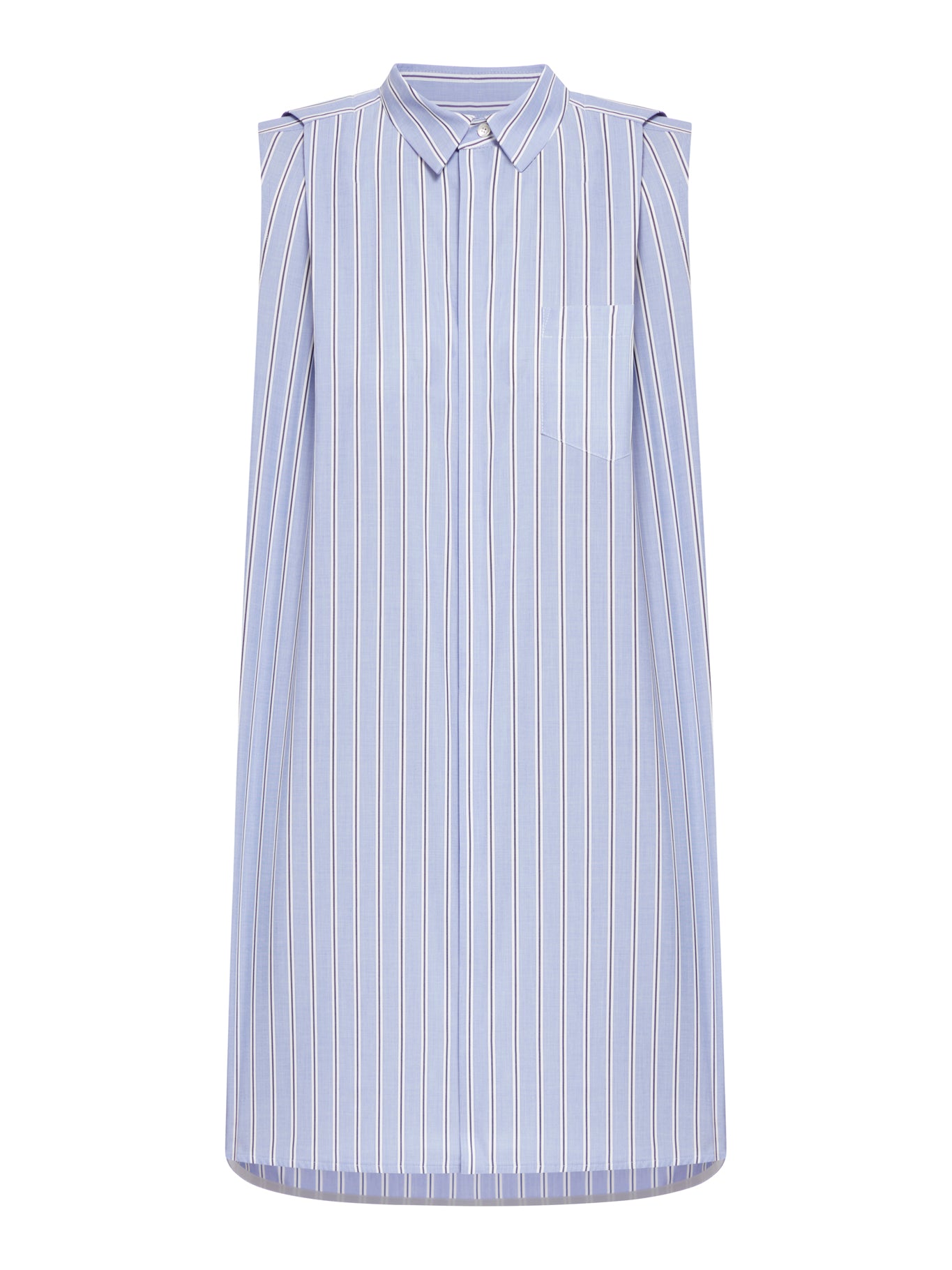 Cotton Poplin Shirt Dress for Women