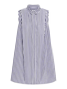 Cotton Shirt Dress-Poplin